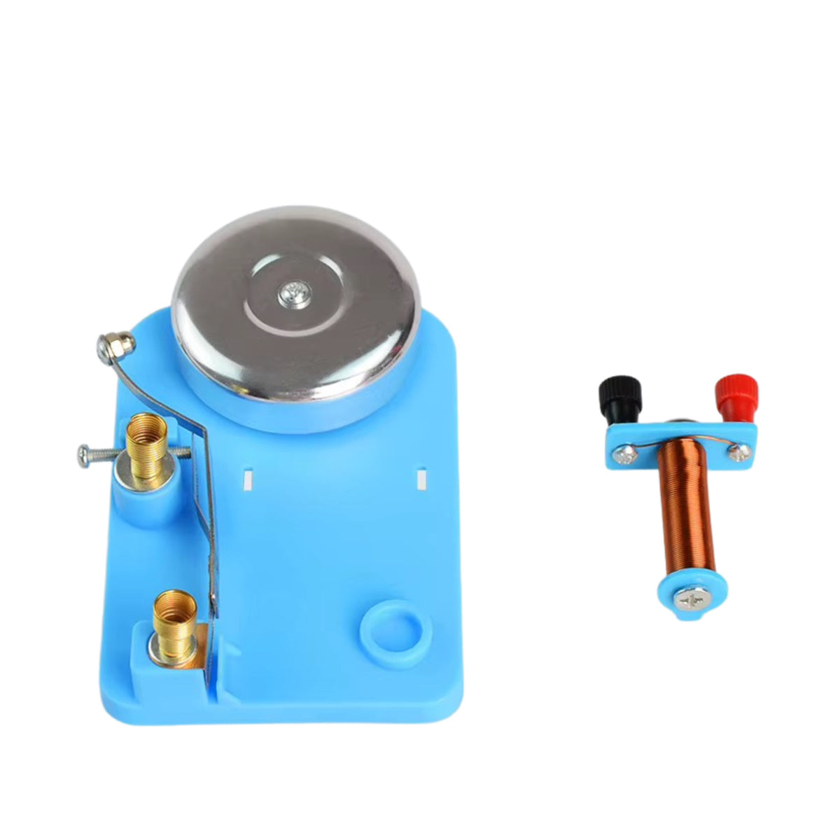 Electric bell assembly and electromagnet components